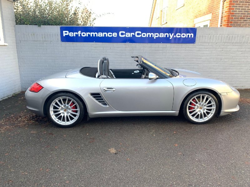 View PORSCHE BOXSTER 987 RS 60 Spyder RS60 3.4S 47000miles FPSH Black Heated Sports Leather SAT NAV