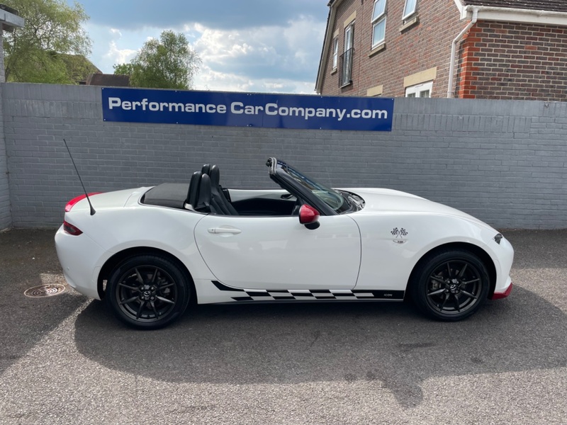 View MAZDA MX-5 ICON limited Edition 19000 miles FSH Sat Nav Leather LED Headlights