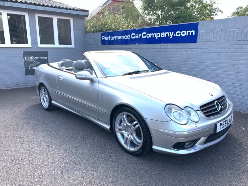 View MERCEDES-BENZ CLK CLK55 CLK 55 AMG 65000 miles FSH Very Rare Full Leather Very High Spec