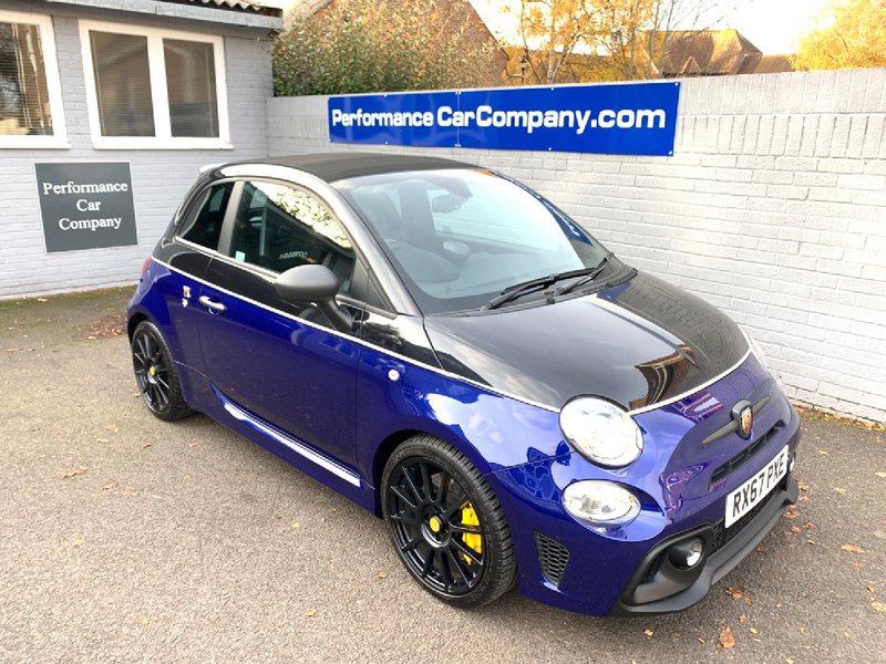 View ABARTH 595C T-Jet 180 Competizione Rare Two Colour only 11,000 miles FSH Recaro Carbon Seats Widescreen Nav