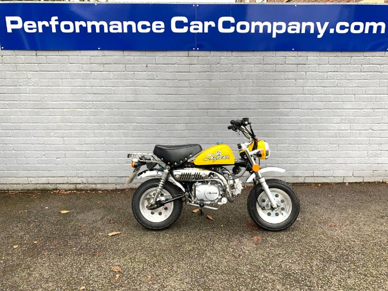 View SKYTEAM MONKEYBIKE Monkey bike 125cc Only 41 miles from new and dry Stored