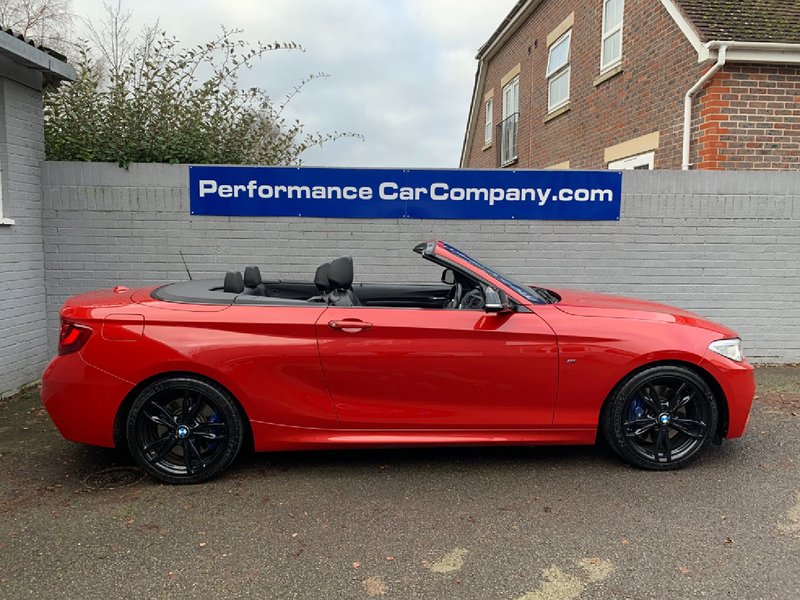 View BMW 2 SERIES 235i Step Auto Start-Stop M235i Convertible 18000miles FBMWSH Heated Leather BMW Sports Exhaust