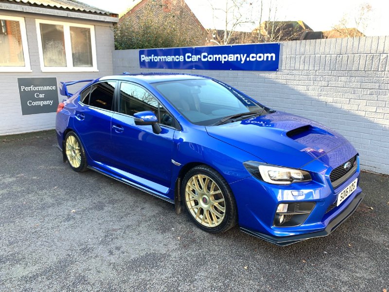 View SUBARU WRX STI  WRX STi Type UK Only 12000miles FSSH Gold aloys + Upgraded Exhaust