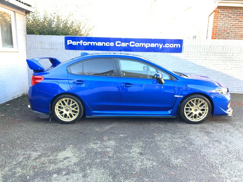 View SUBARU WRX STI  WRX STi Type UK Only 12000miles FSSH Gold aloys + Upgraded Exhaust