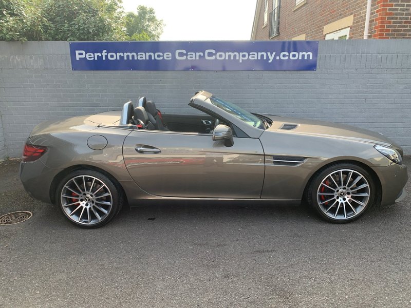 View MERCEDES-BENZ SLC SLC300 9G-Tronic Auto AMG Line Very High Spec 32000miles FMSH + Mercedes Warranty