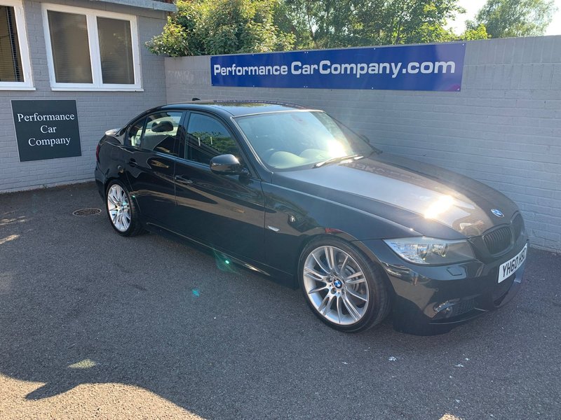 View BMW 3 SERIES 335d Auto 335 M Sport 59000miles FSH Black Leather Sat Nav Paddle change 