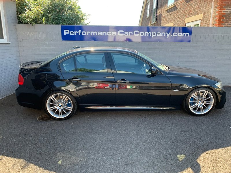 View BMW 3 SERIES 335d Auto 335 M Sport 59000miles FSH Black Leather Sat Nav Paddle change 