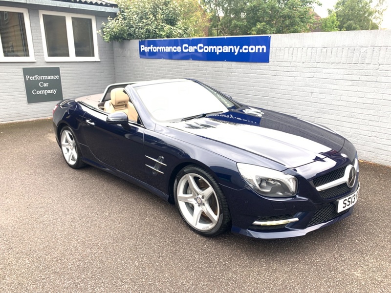 View MERCEDES-BENZ SL CLASS SL350 7G-Tronic  AMG Sport 19500 miles FMSH Massive Spec Stunning