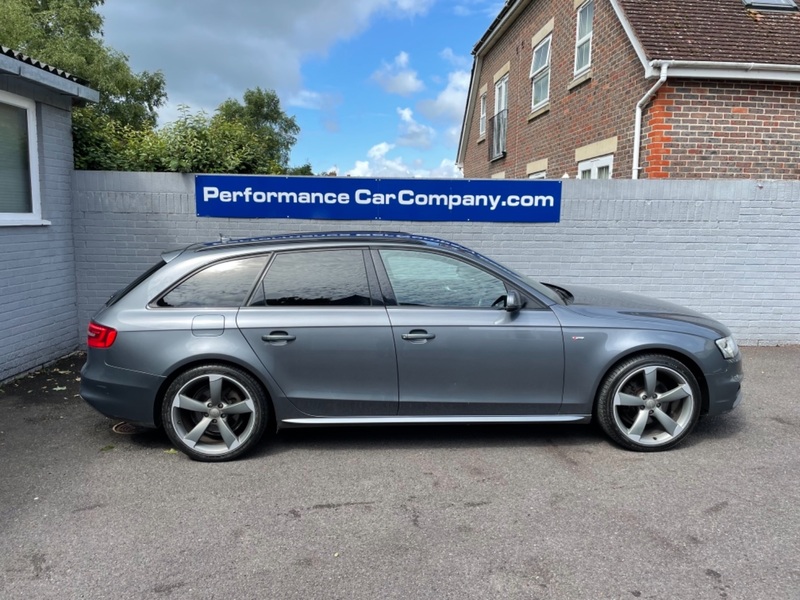 View AUDI A4 AVANT TDI S LINE BLACK EDITION Auto 97000miles FSH Sat Nav Bang Olufsen Stereo