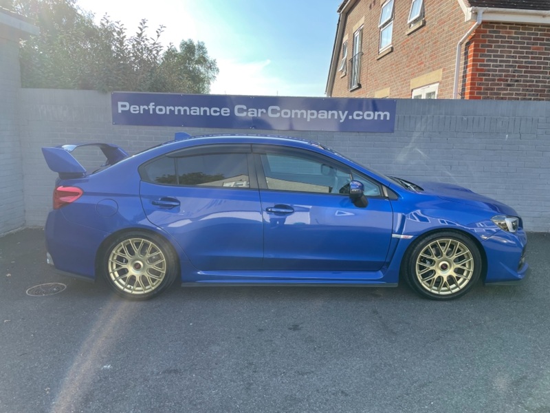 View SUBARU WRX STI TYPE UK only 37000 Miles FSH Great Spec with Rare upgraded Factory Alloys