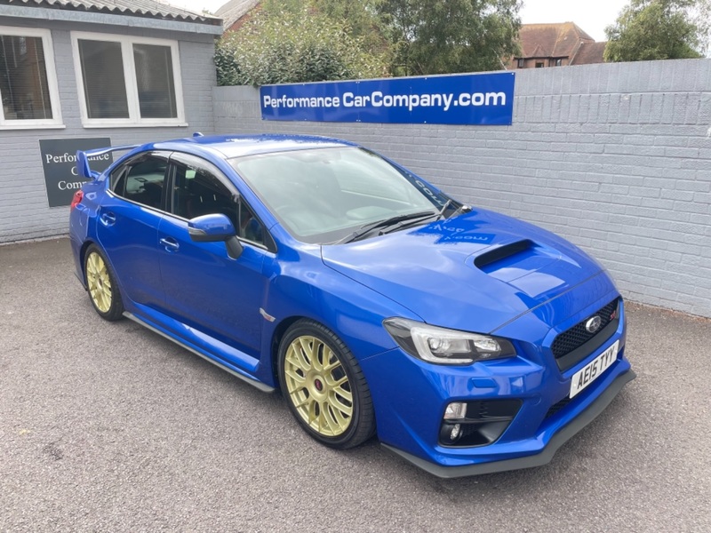 View SUBARU WRX STI TYPE UK only 37000 Miles FSH Great Spec with Rare upgraded Factory Alloys