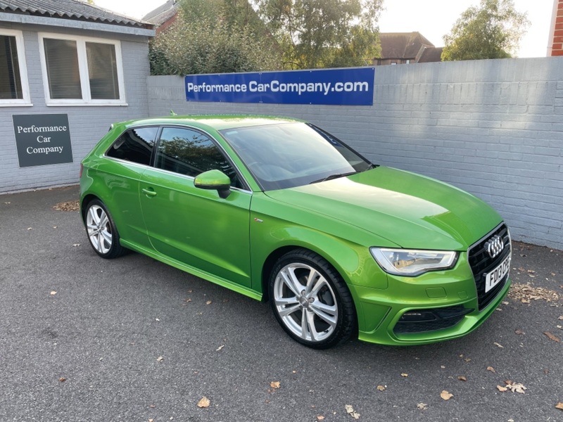 View AUDI A3 TDI 2.0d S LINE 35000 miles FASH 2 Owners Stunning Rare Colour