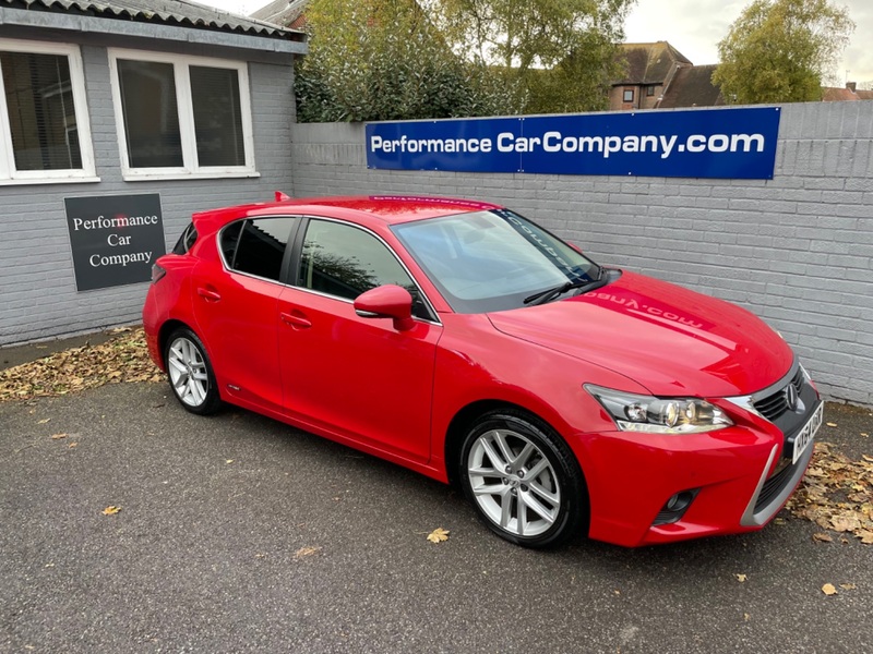 View LEXUS CT 200H ADVANCE 40000miles FSH Sat Nav Heated Alcantara Great Spec