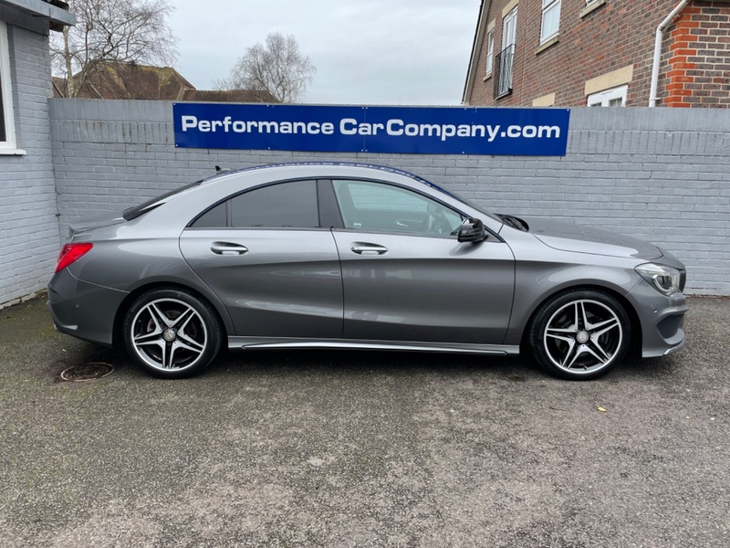 View MERCEDES-BENZ CLA CLA220 CDI AMG SPORT 45000 miles FMSH Full Leather Sat Nav