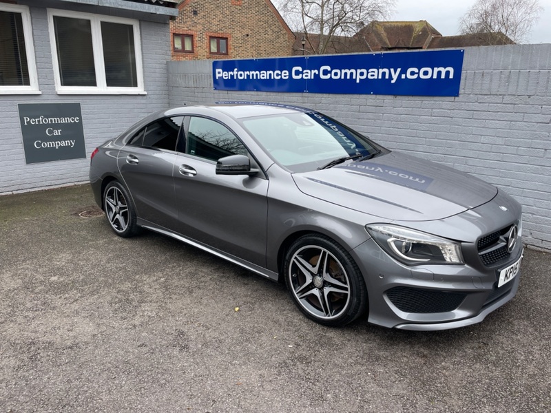 View MERCEDES-BENZ CLA CLA220 CDI AMG SPORT 45000 miles FMSH Full Leather Sat Nav